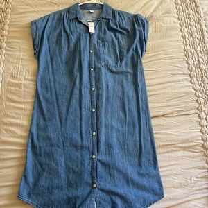 NWT Old Navy chambray t-shirt dress